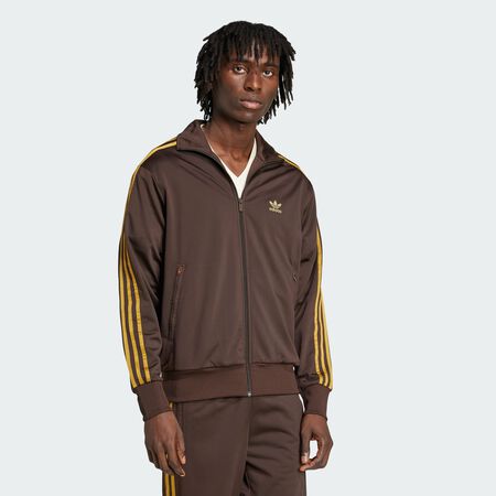 ADIDAS ORIGINALS Veste de survêtement Adicolor Classics Firebird Dark Brown / Preloved Bronze HOMME