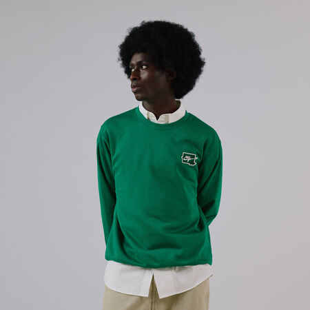 NIKE SWEAT CREW GRAPHIC BOLT FT GREEN/WHITE MEN