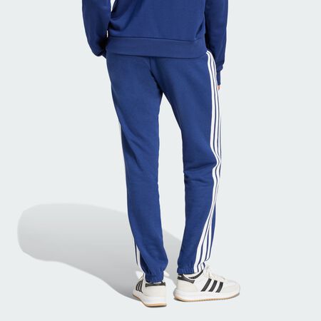 ADIDAS SPORTSWEAR Essentials 3-Stripes French Terry Cuffed Pants Dark Blue / White WOMEN