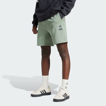 ADIDAS SPORTSWEAR ADIDAS STAR WARS THE MANDALORIAN SHORTS Silver Green MEN