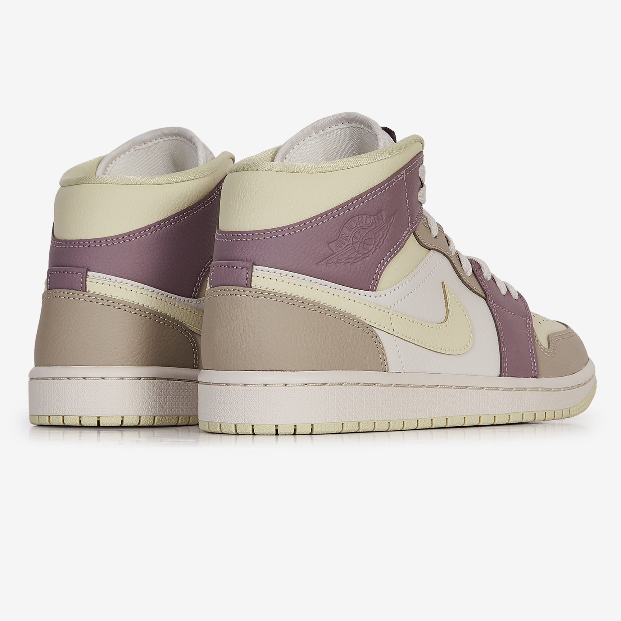 Air Jordan 1 Mid  Jaune/violet