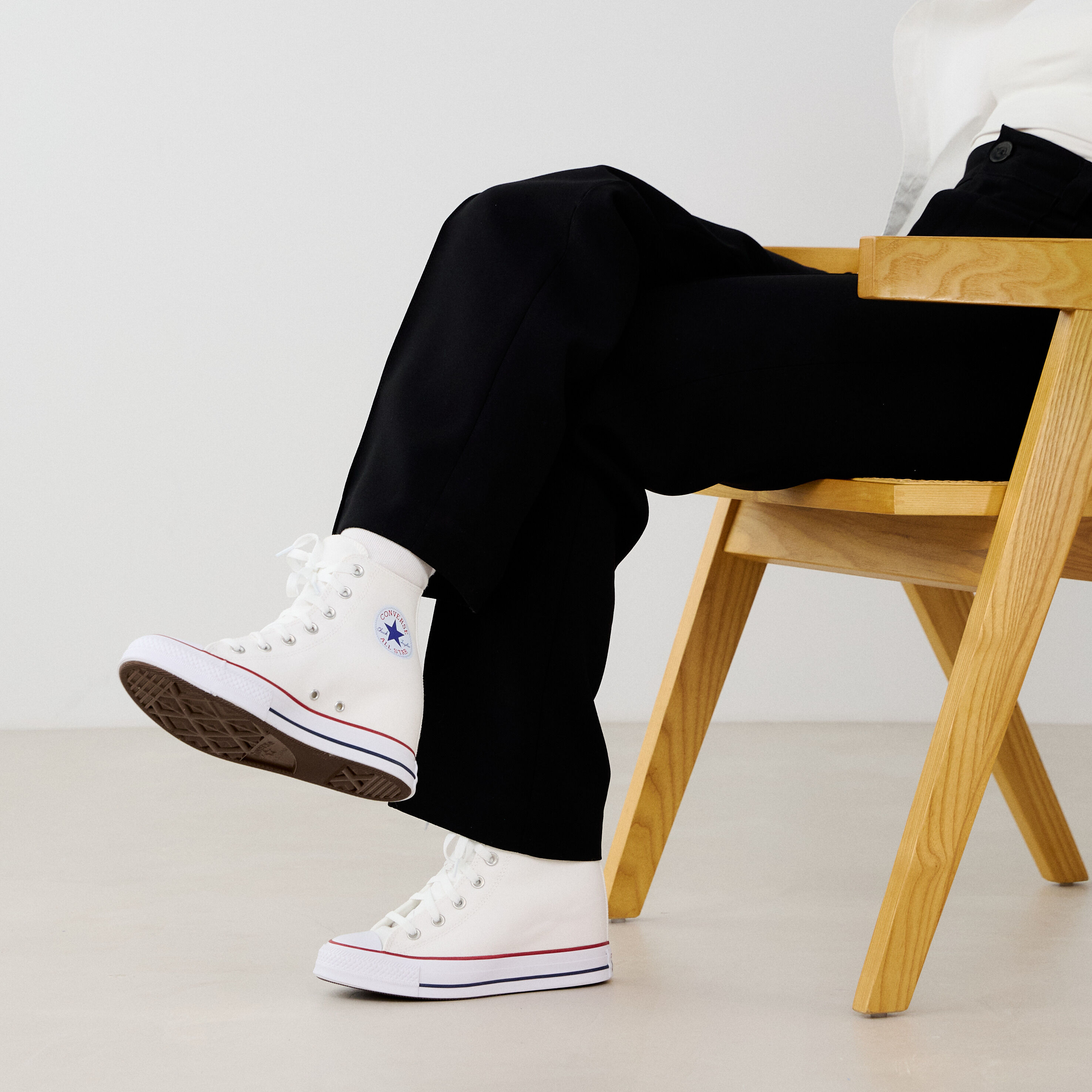 CONVERSE CHUCK TAYLOR ALL STAR WEDGE SNEAKERS FEMME BLANC LACETS Courir