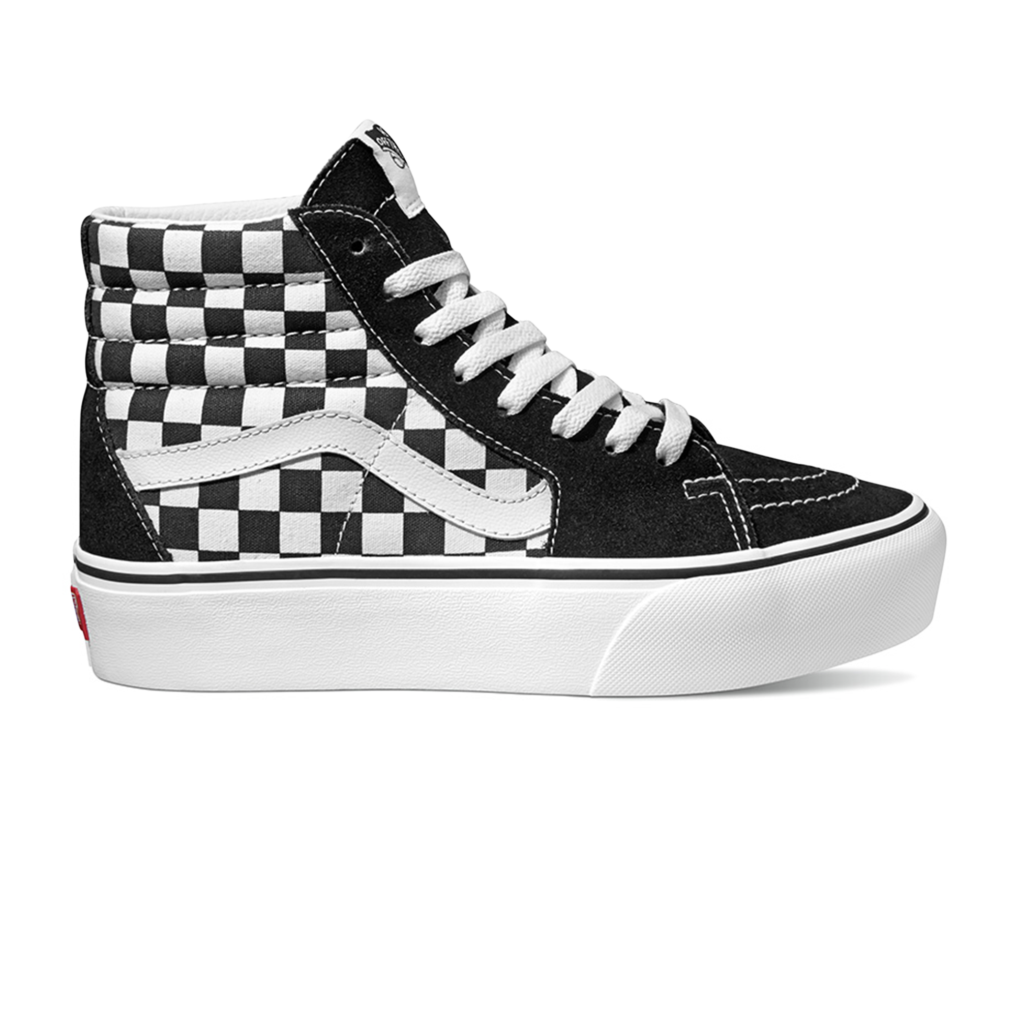 vans sk8 hi platform damier