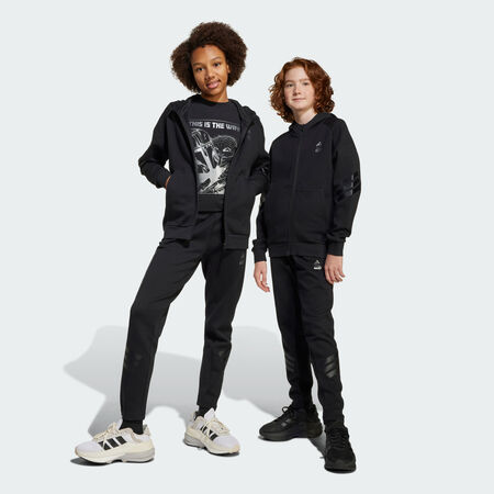 ADIDAS SPORTSWEAR ADIDAS STAR WARS MANDALORIAN PANT Black / Iron Metallic JUNIOR