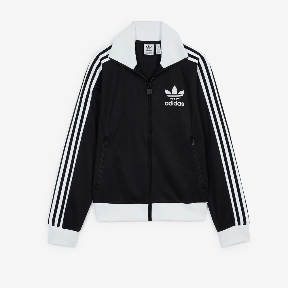 ADIDAS ORIGINALS JACKET FZ BECKENBAUER BLOUSON FEMME NOIR/BLANC