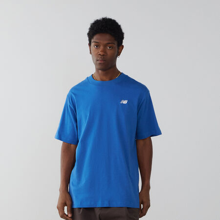 NEW BALANCE TEE SHIRT SMALL LOGO ESSENTIALS BLEU/BLANC HOMME