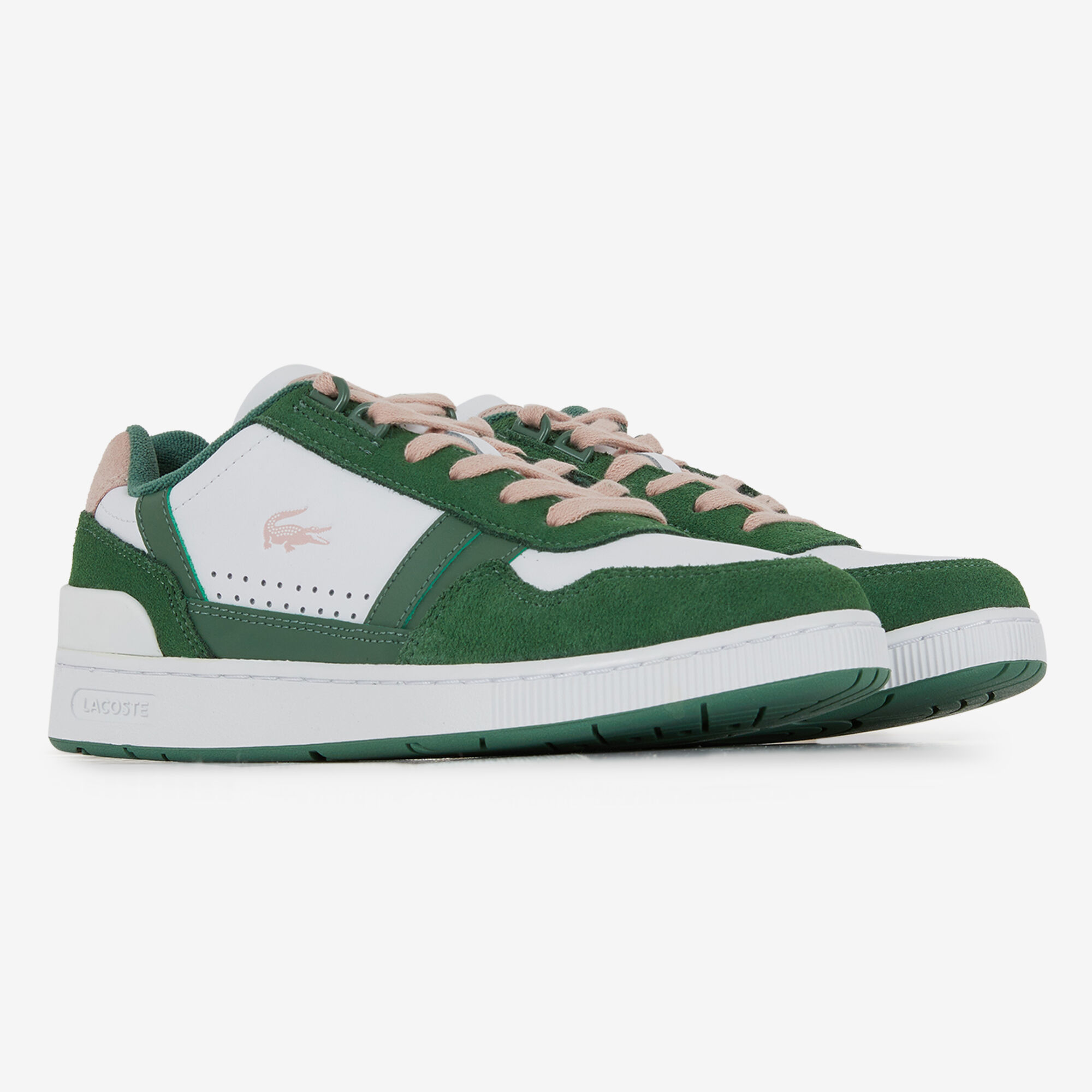 Basket lacoste verte deals