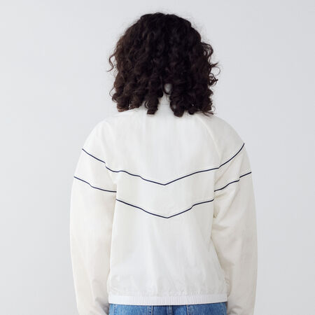 NIKE JACKET TRACKSUIT FZ ECRU/NOIR FEMME