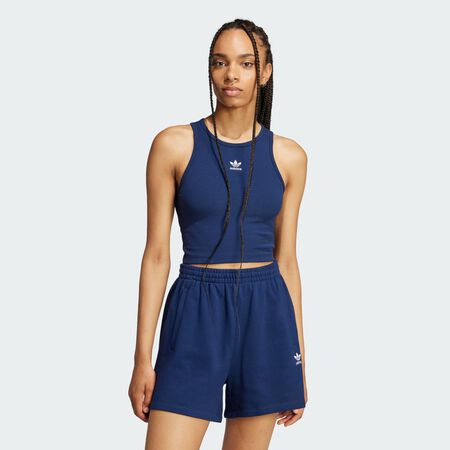 ADIDAS ORIGINALS Essentials Ribbed Tank Top Night Indigo WOMEN
