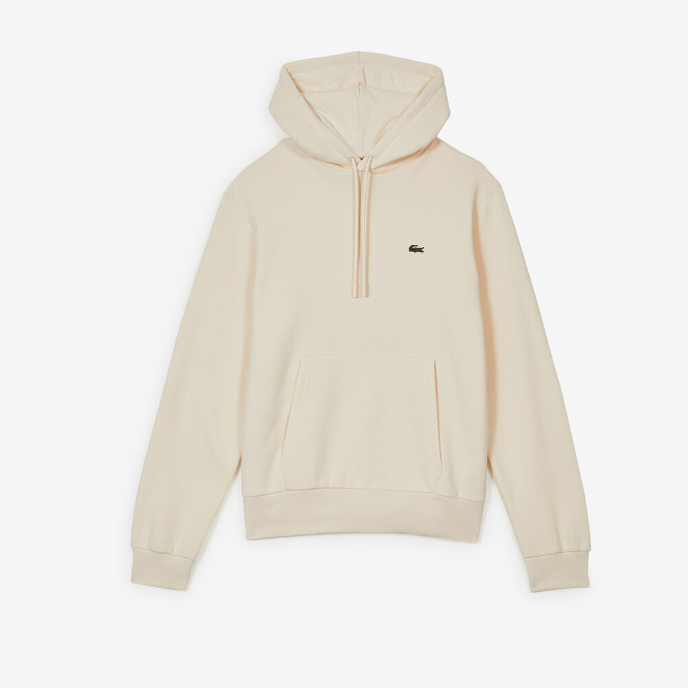 Lacoste Outlet Beige Lacoste Hoodie Lacoste HALFZIP HIGH UNISEX