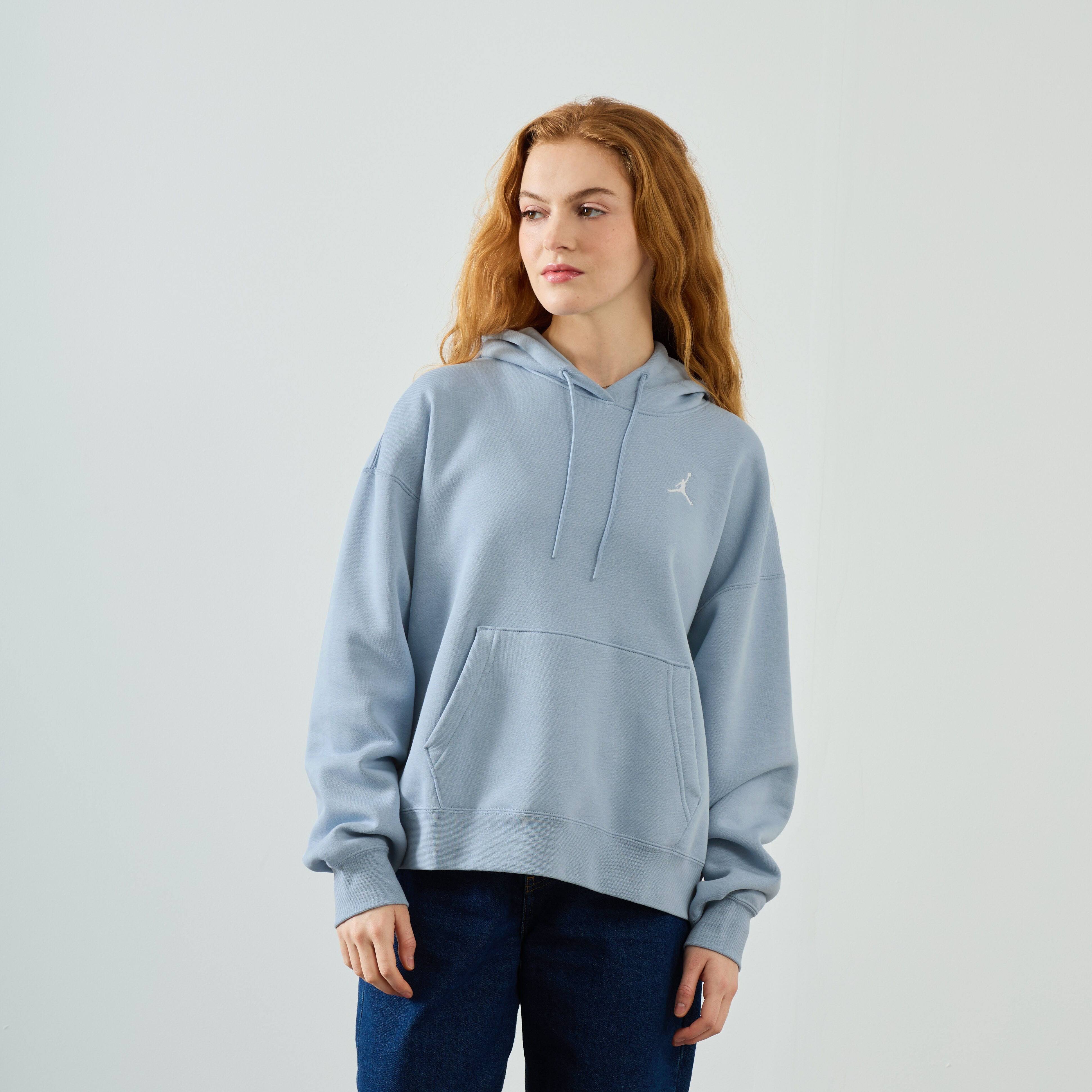 JORDAN HOODIE OVERSIZE FLIGHT ESSENTIAL BLEU SWEAT FEMME