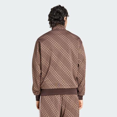 ADIDAS ORIGINALS VESTE DE SURV&Ecirc;TEMENT MONOGRAMME AMPLE FIREBIRD Aurora Coffee / Earth Strata / Sandy Pink HOMME