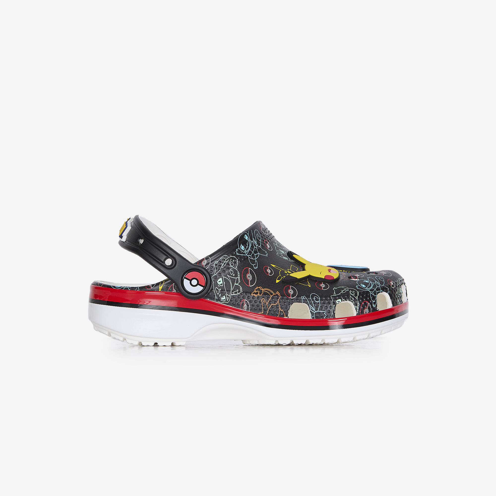 Classic Clog Pokemon  Noir/blanc   - Bébé -