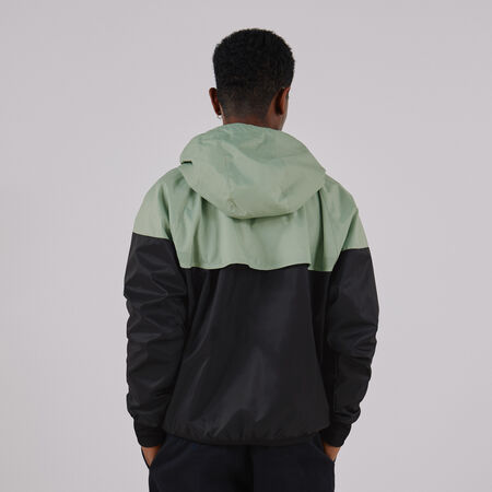 NIKE JACKET WINDRUNNER BLACK/GREEN MEN