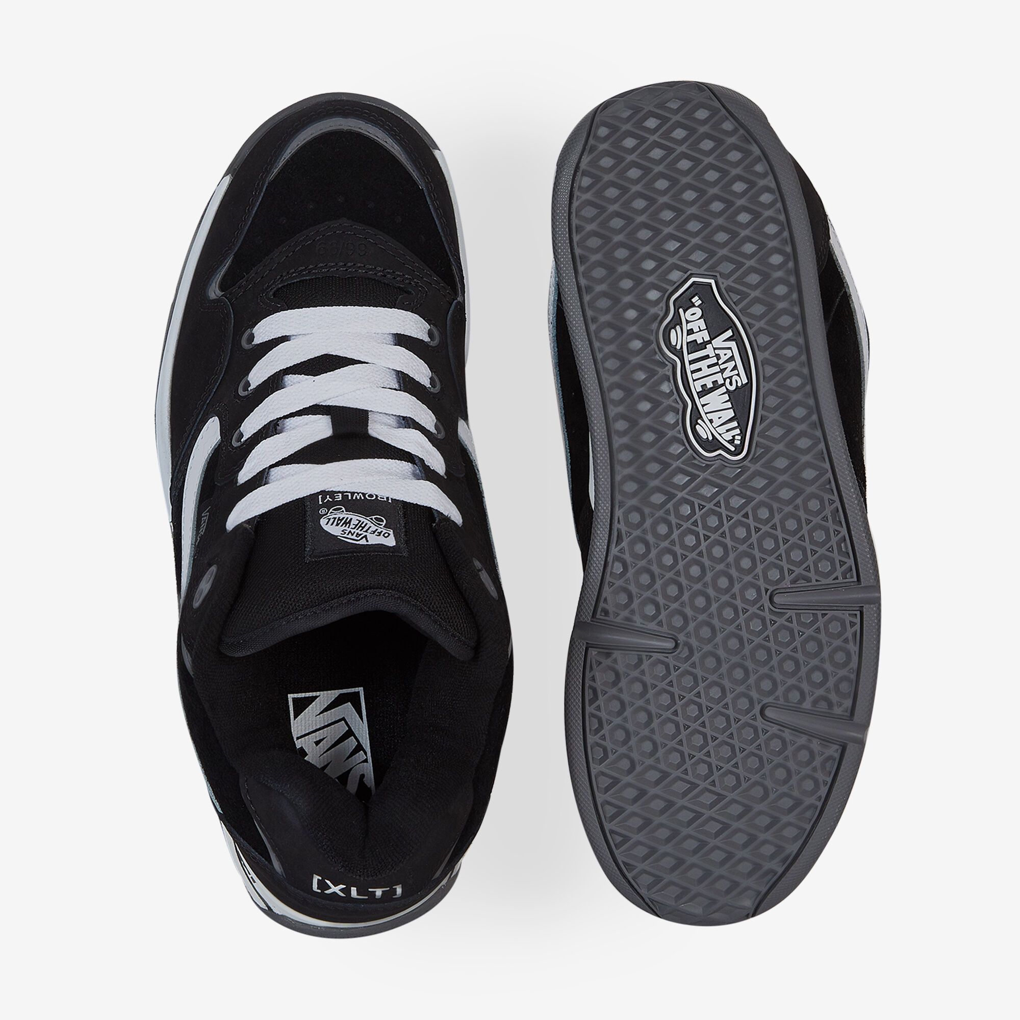 VANS ROWLEY XLT NOIR BLANC SNEAKERS HOMME LACETS Courir