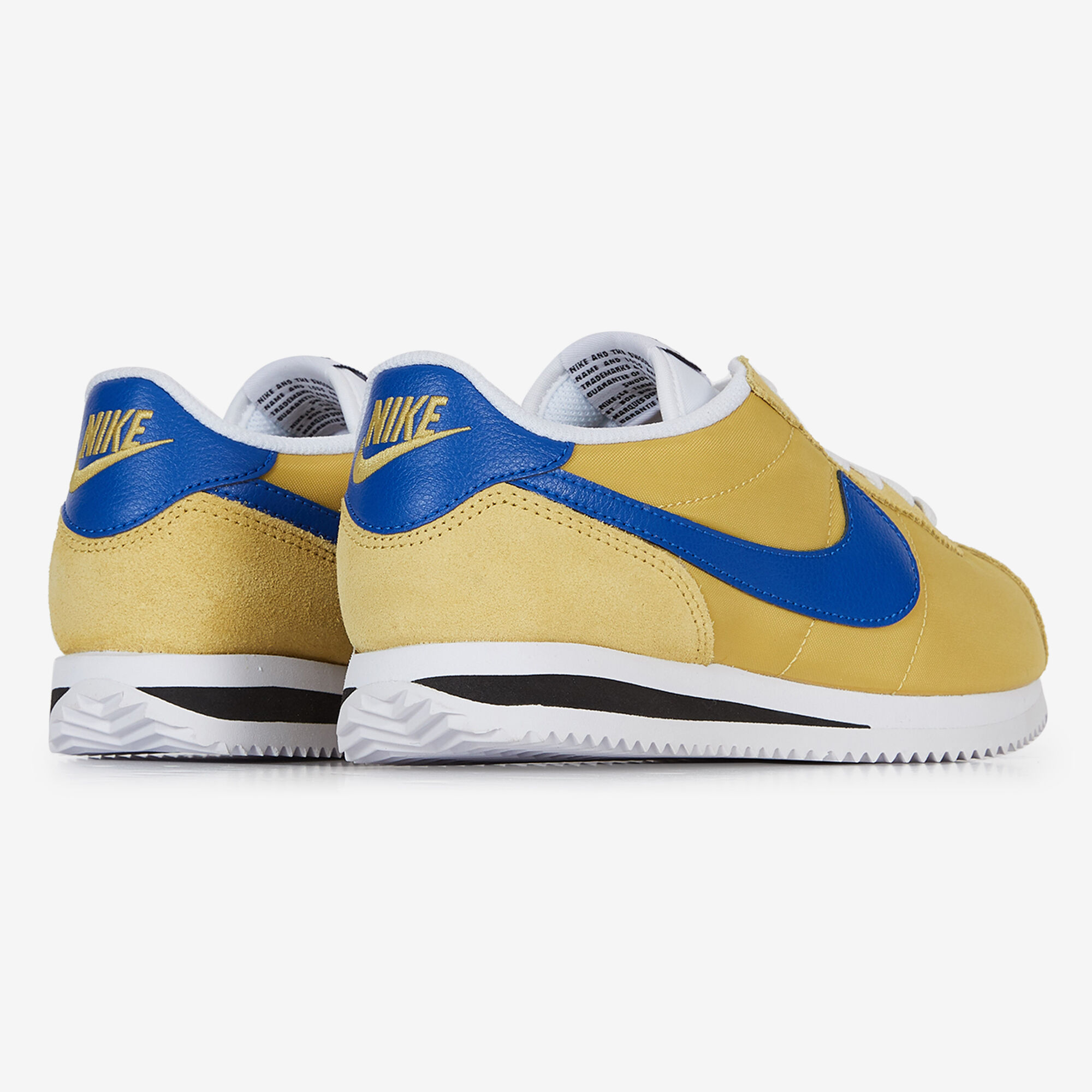 Yellow and blue nike cortez on sale