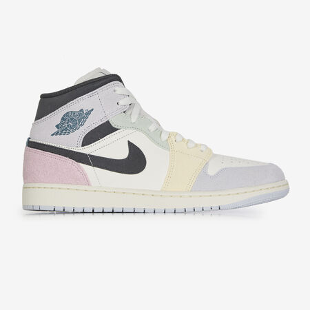 AIR JORDAN 1 MID : MULTICOLORE