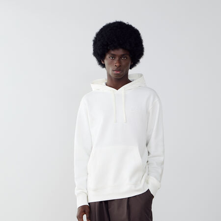 NIKE HOODIE CLUB SMALL LOGO OFF-WHITE MEN