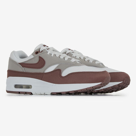 NIKE air max AIR MAX 1 BLANC/MAUVE WOMEN