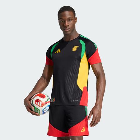 ADIDAS PERFORMANCE Maillot d'entra&icirc;nement Jama&iuml;que 26 x Bob Marley Tiro Black HOMME