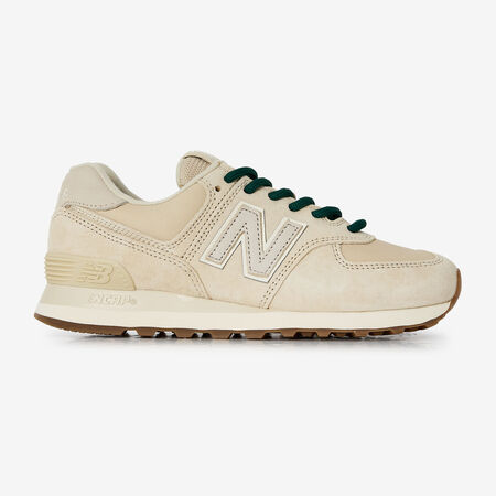 NEW BALANCE 574 574 BEIGE/VERT FEMME