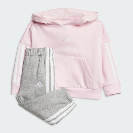 ADIDAS SPORTSWEAR Essentials Joggers Set Kids Clear Pink / White TODDLERS