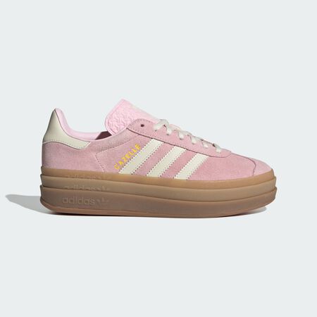 ADIDAS ORIGINALS gazelle Gazelle Bold Shoes Clear Pink / Cream White / Gold Metallic WOMEN