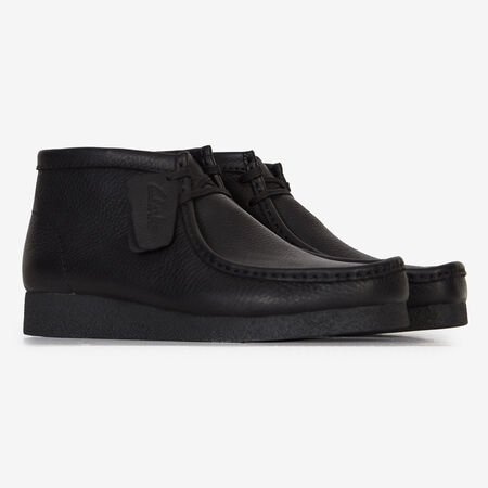 CLARKS wallabee WALLABEE EVO BT LEATHER NOIR HOMME