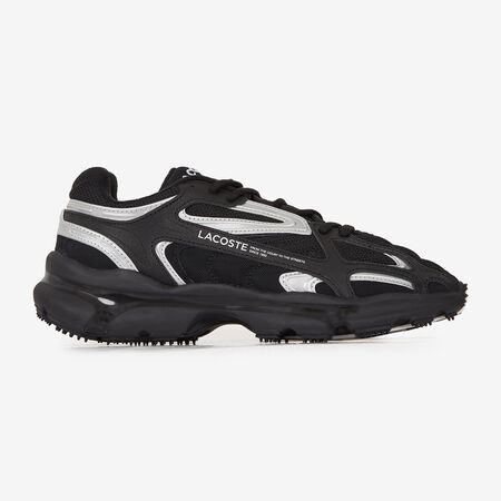 LACOSTE l00 L003 2K24 NOIR/ARGENT HOMME