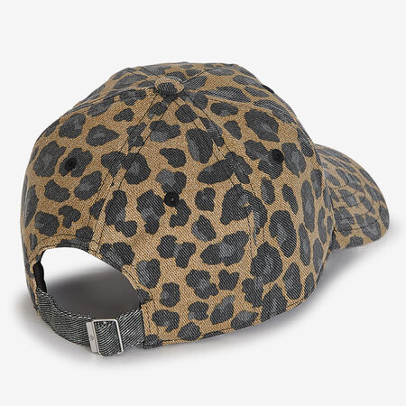ADIDAS ORIGINALS CASQUETTE TREFOIL LEOPARD MARRON/BLANC HOMME
