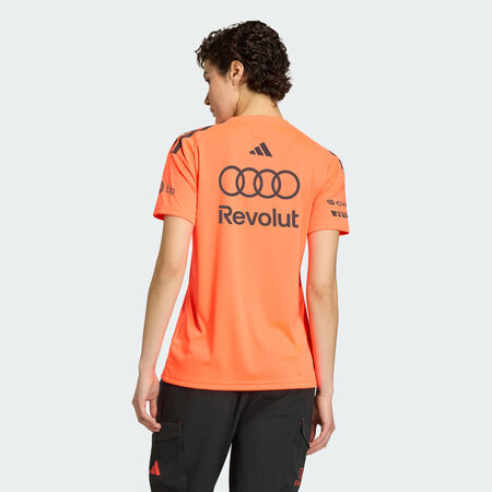 ADIDAS PERFORMANCE T-SHIRT AUDI REVOLUT F1 TEAM SET UP App Solar Red FEMME