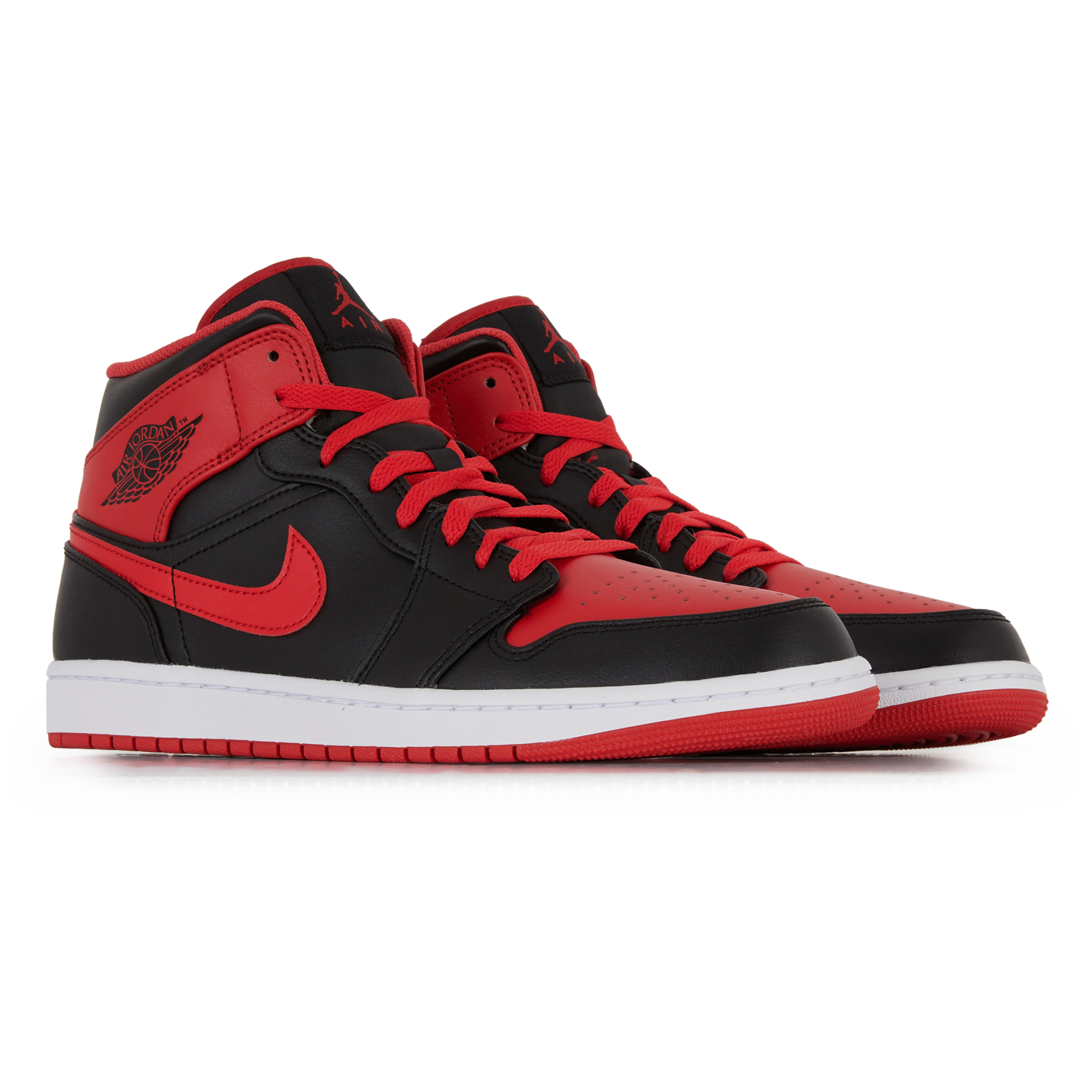 air jordan 1 rouge et noir et blanc