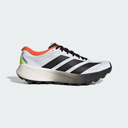 ADIDAS ORIGINALS Terrex Agravic 4 Trail Running Shoes Cloud White / Core Black / Semi Impact Orange MEN