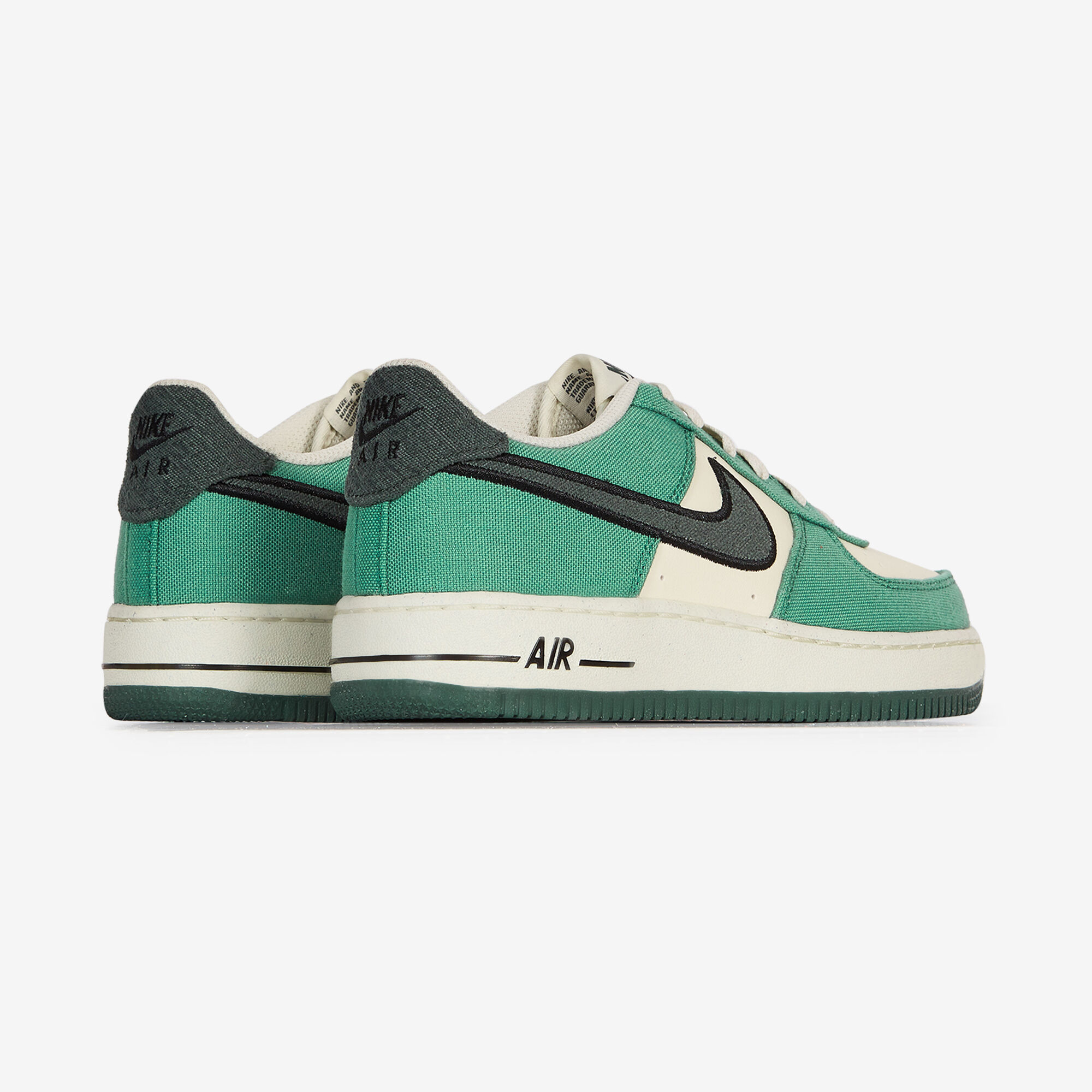 NIKE AIR FORCE 1 LOW GREEN BEIGE SNEAKERS KIDS Courir