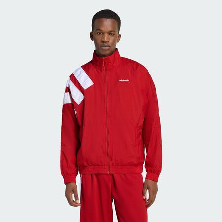 ADIDAS ORIGINALS VESTE DE SURVÊTEMENT BLOCKED ARCHIVE Better Scarlet / White HOMME