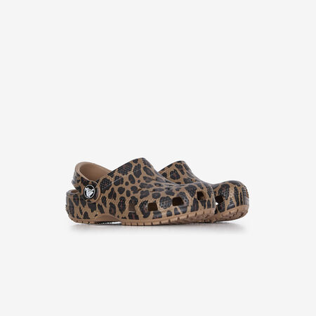CROCS CLASSIC CLOG LEOPARD BÉBÉ