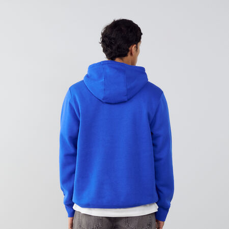 NIKE HOODIE LINEAR LOGO BLUE/WHITE MEN