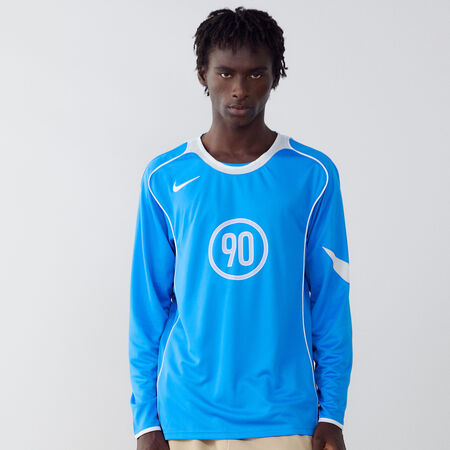 NIKE JERSEY T90 ENERGY LS BLEU/BLANC HOMME