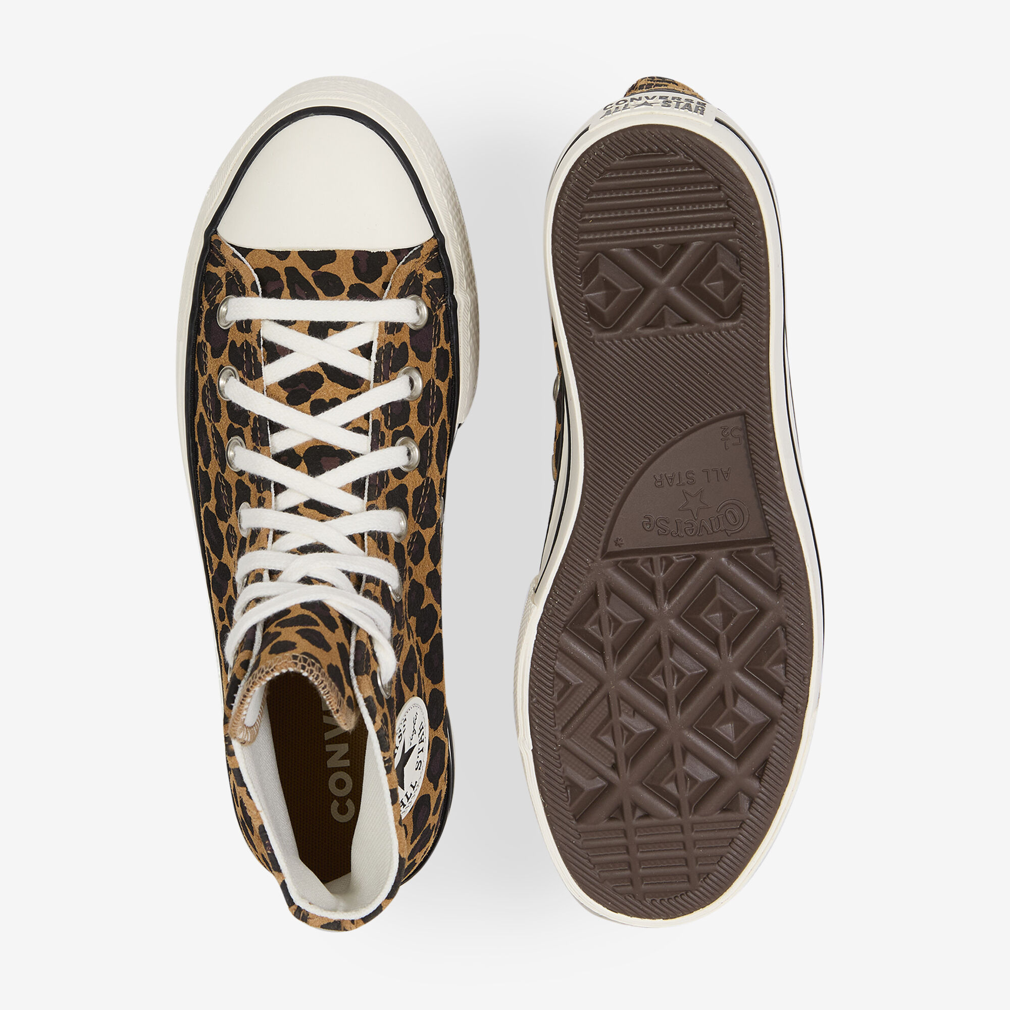 Chuck Taylor All Star Lift Platform Leopard Suede - vue 3