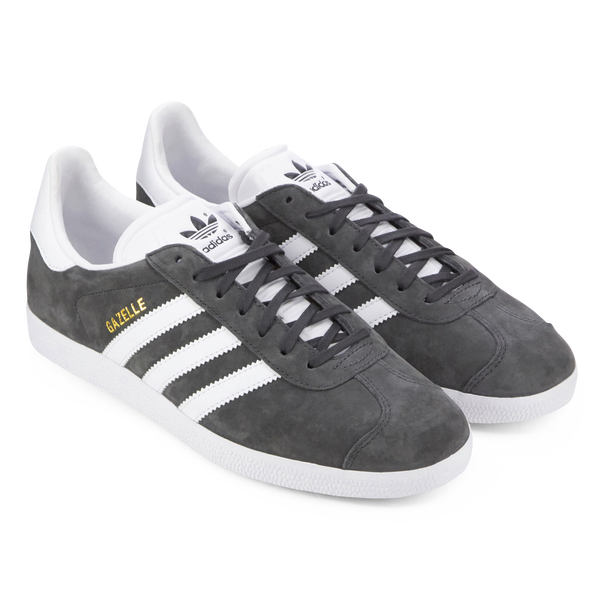 ADIDAS ORIGINALS GAZELLE GRIS BLANC SNEAKERS HOMME LACETS Courir