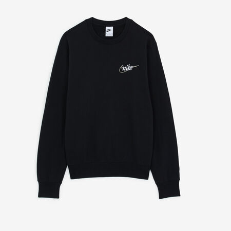 NIKE SWEAT CREW CLUB CTB BLACK/OFF-WHITE MEN