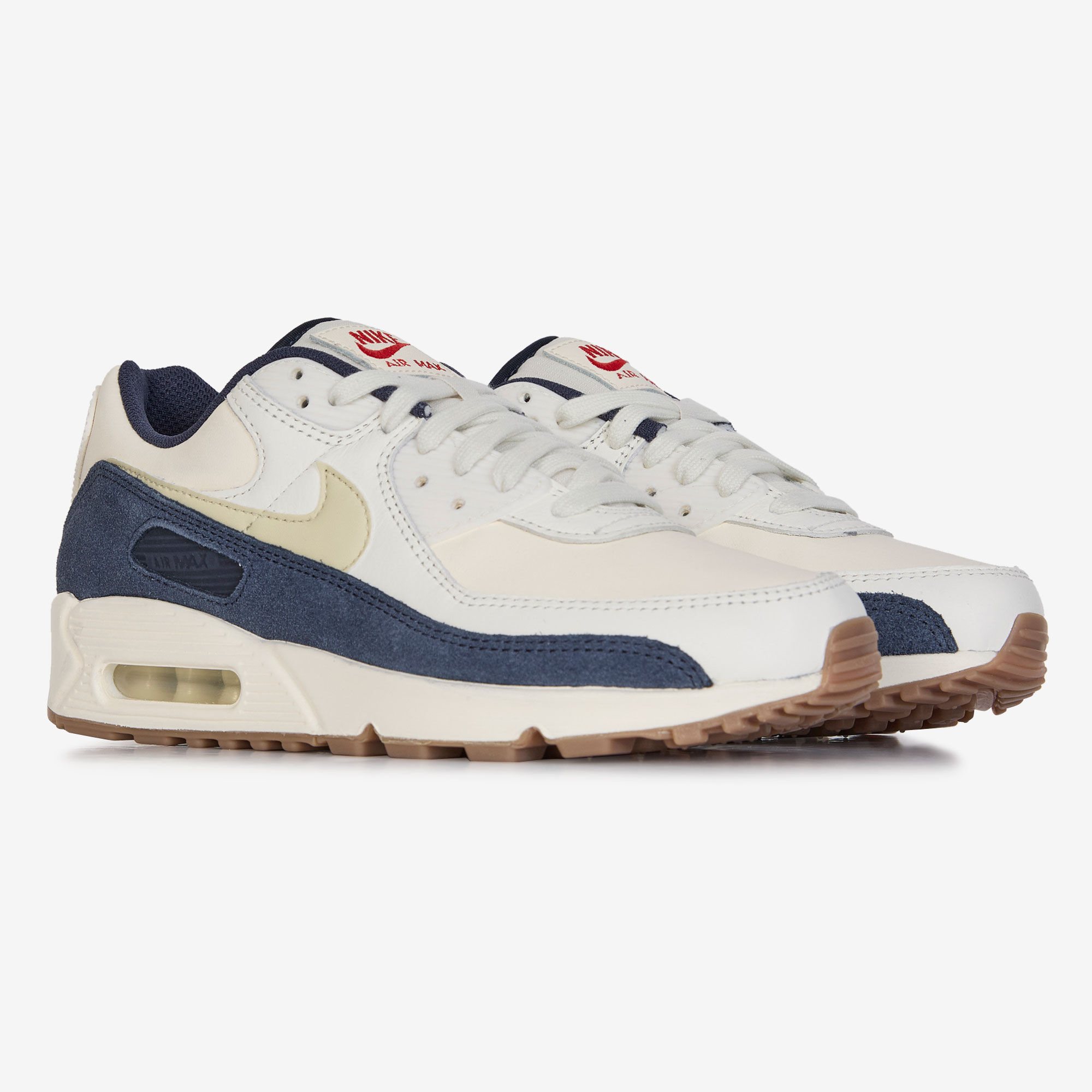 NIKE AIR MAX 90 BEIGE/NAVY BLUE SNEAKERS MEN