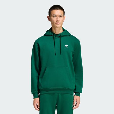 Sweat-shirt à capuche ample Trèfle Essentials : Collegiate Green