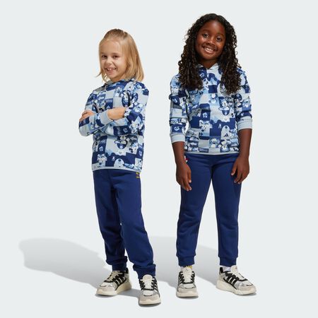 ADIDAS SPORTSWEAR Disney Mickey Mouse Jogger Set Wonder Blue Mel / Multicolor TODDLERS