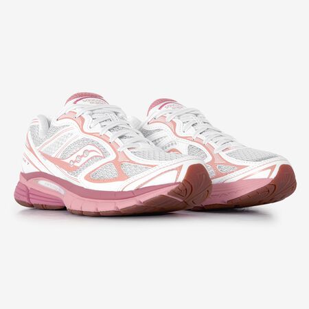 SAUCONY PROGRID GUIDE 7 BLANC/ROSE FEMME