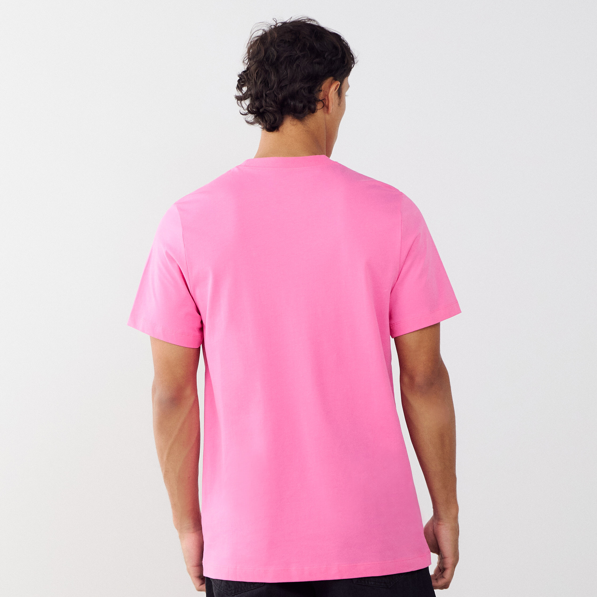 Tee Shirt Club  Rose/blanc