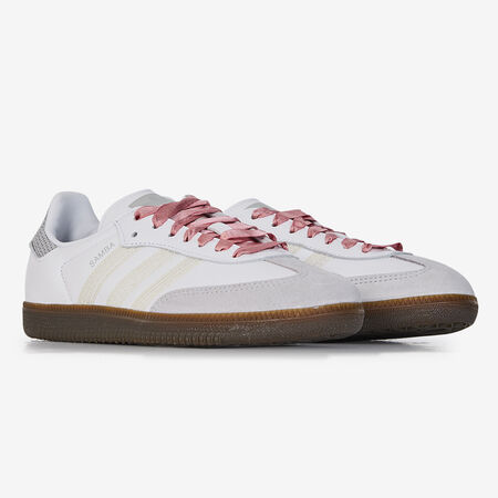 ADIDAS ORIGINALS samba SAMBA OG COQUETTE WHITE/SILVER WOMEN