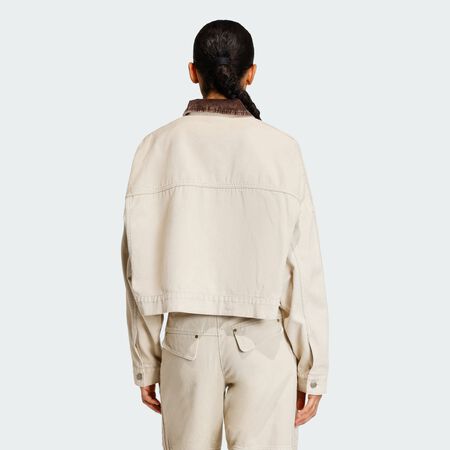 ADIDAS ORIGINALS VESTE DE SURV&Ecirc;TEMENT TOILE Stone Khaki FEMME