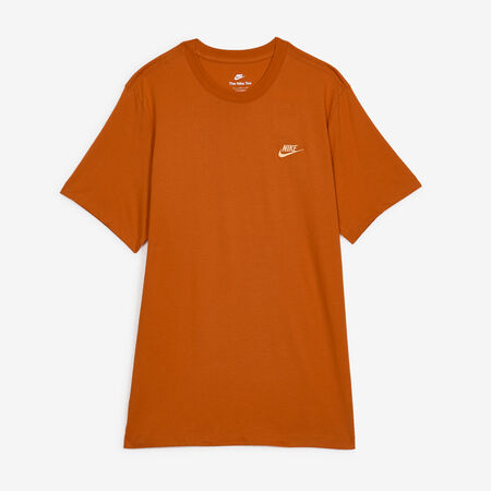 NIKE TEE SHIRT CLUB ORANGE HOMME