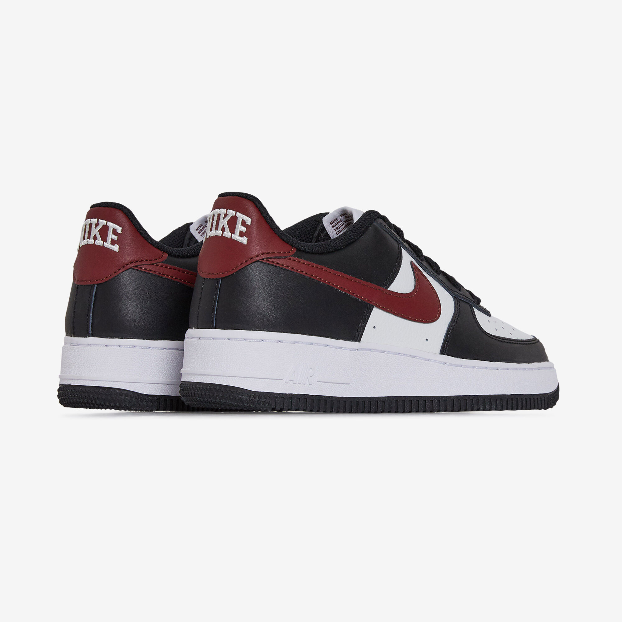 NIKE AIR FORCE 1 LOW NOIR ROUGE SNEAKERS ENFANT Courir